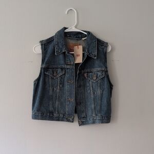 Levi's Classic Blue Denim Vest